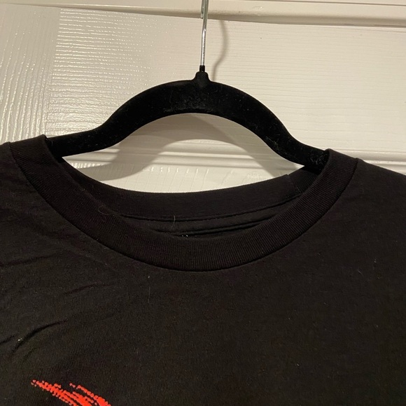 NWT The Godfather Size M Black Cotton Crew Neck Tee Shirt Red Graphic Print Film - Picture 2 of 7